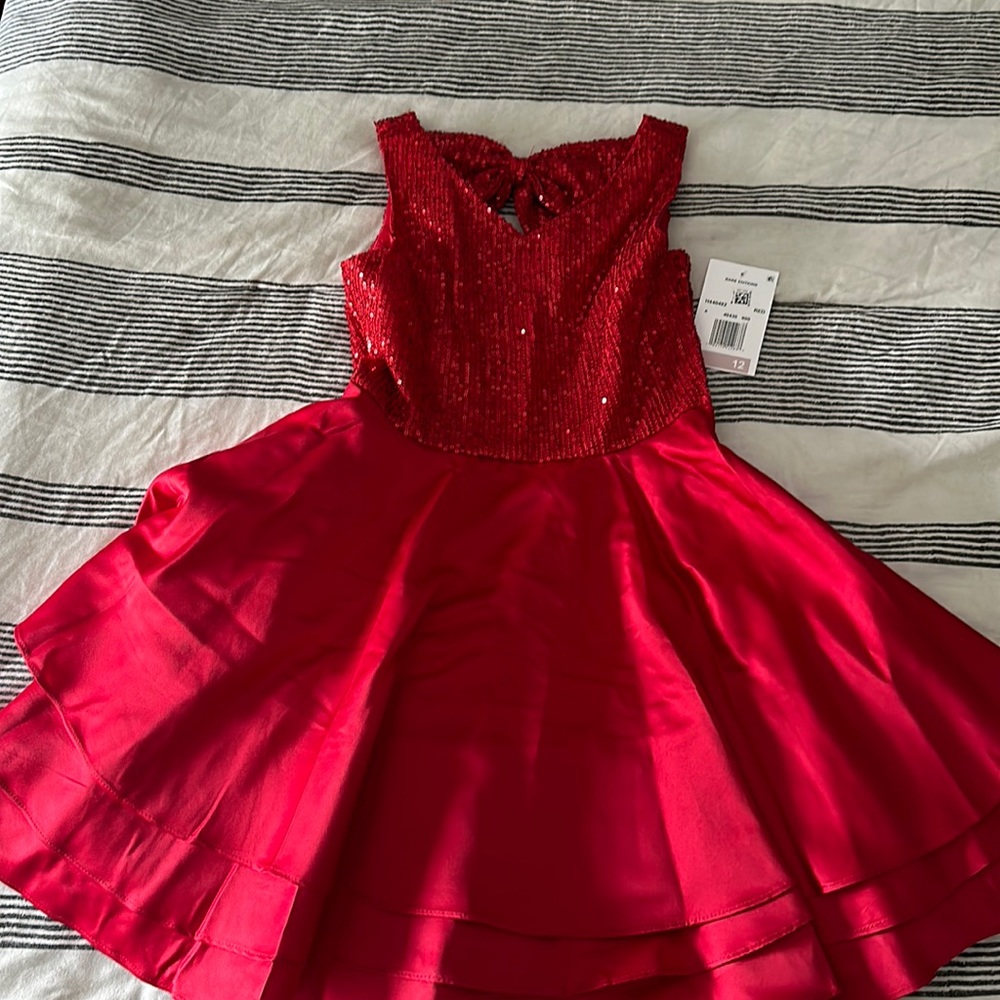 Rare editions red dress.  New with tags